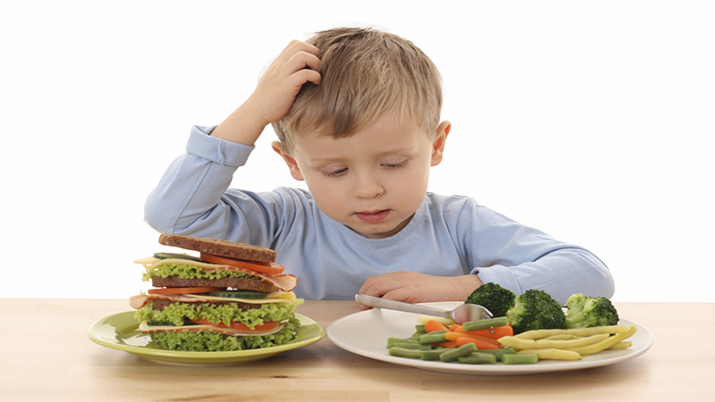 Chế độ ăn uống không hợp lý cho trẻ