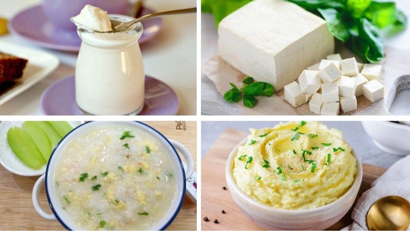 Ăn thức ăn mềm, dễ nhai
