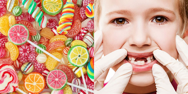 Tiêu thụ quá nhiều đồ ngọt cho trẻ
