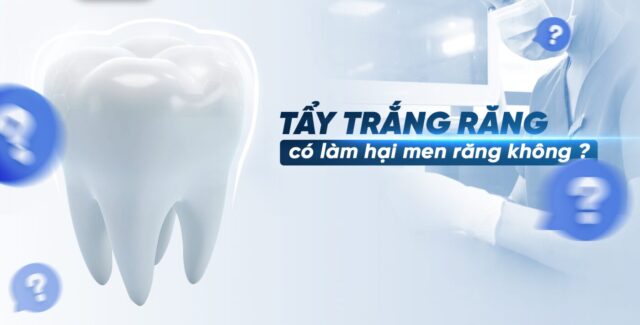 tẩy trắng răng có hại men răng không
